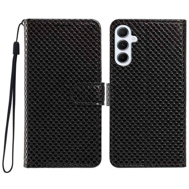 Custodia in ecopelle con fibbia a specchio e cordino per Galaxy A14 e A73 5G
