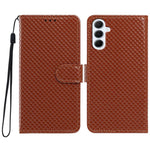 Custodia in ecopelle con fibbia a specchio e cordino per Galaxy A34 e A54 5G