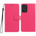 Custodia in ecopelle con fibbia a specchio e cordino per Galaxy A14 e A73 5G