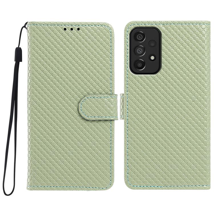 Custodia in ecopelle con fibbia a specchio e cordino per Galaxy A14 e A73 5G