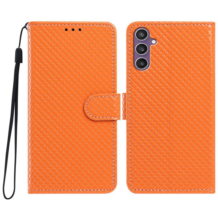 Custodia in ecopelle con fibbia a specchio e cordino per Galaxy S24 e S23 FE 5G