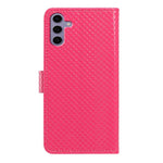 Custodia in ecopelle con fibbia a specchio e cordino per Galaxy S24 e S23 FE 5G