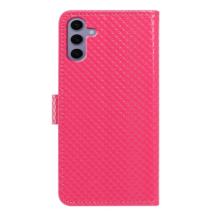 Custodia in ecopelle con fibbia a specchio e cordino per Galaxy S24 e S23 FE 5G