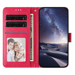 Custodia in ecopelle con fibbia a specchio e cordino per Galaxy S24 e S23 FE 5G