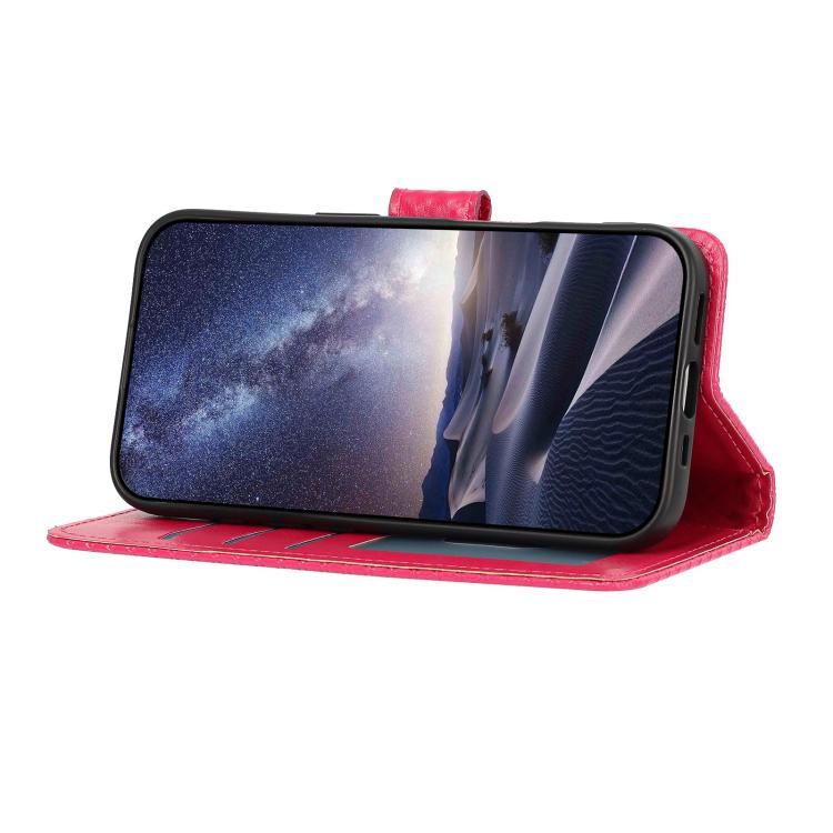 Custodia in ecopelle con fibbia a specchio e cordino per Galaxy S24 e S23 FE 5G