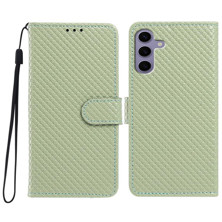 Custodia in ecopelle con fibbia a specchio e cordino per Galaxy S24 e S23 FE 5G