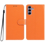 Custodia in ecopelle con fibbia a specchio e cordino per Galaxy S24 e S23 FE 5G