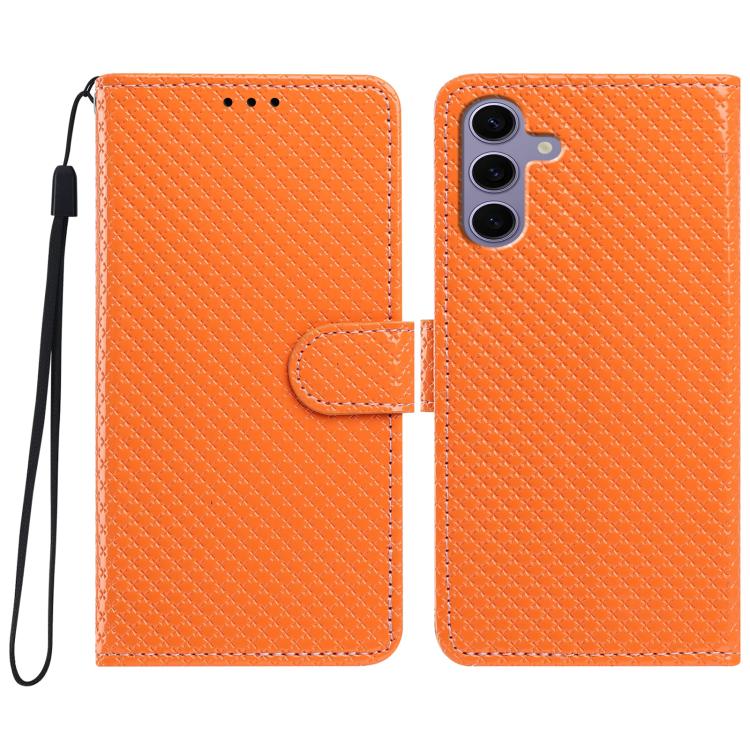 Custodia in ecopelle con fibbia a specchio e cordino per Galaxy S24 e S23 FE 5G