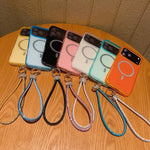 Custodia iPhone 16 Pro Max con anello magnetico glitterato