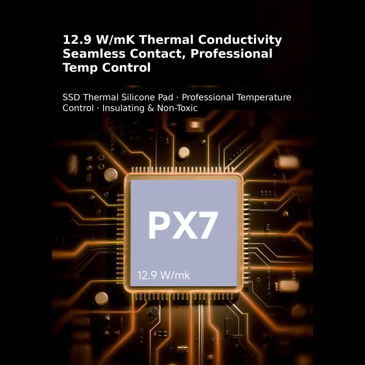 Tappetino termico in silicone per SSD M.2 THERMALRIGHT PX7, 0.5mm, 1mm, 1.5mm, 2mm