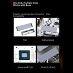 Tappetino termico in silicone per SSD M.2 THERMALRIGHT PX7, 0.5mm, 1mm, 1.5mm, 2mm