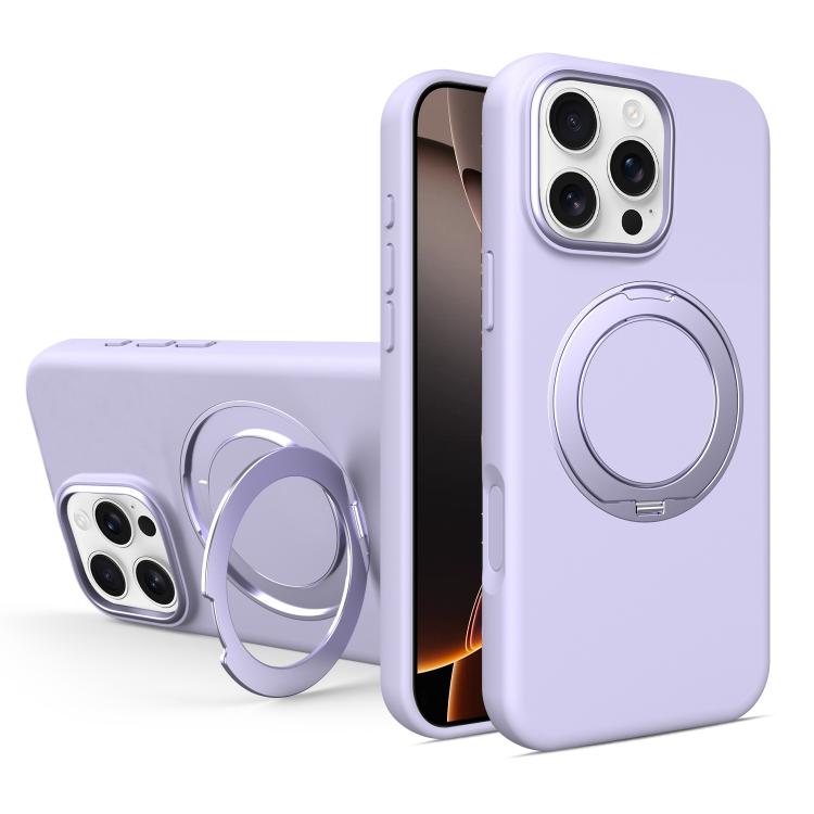 Custodia magnetica in silicone liquido per iPhone 16 Pro Max
