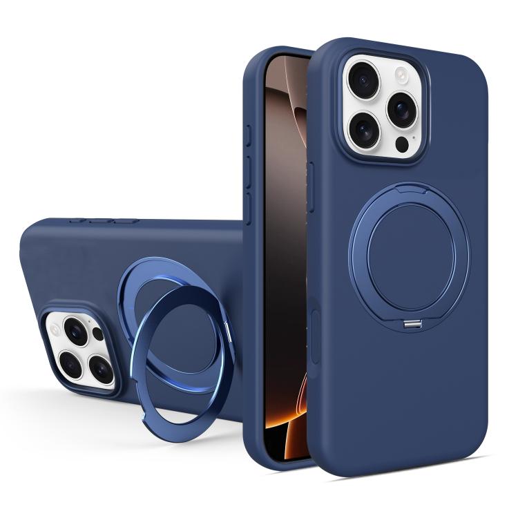 Custodia magnetica in silicone liquido per iPhone 16 Pro Max