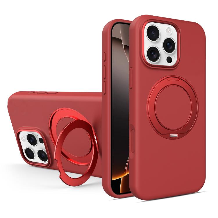 Custodia magnetica in silicone liquido per iPhone 16 Pro Max