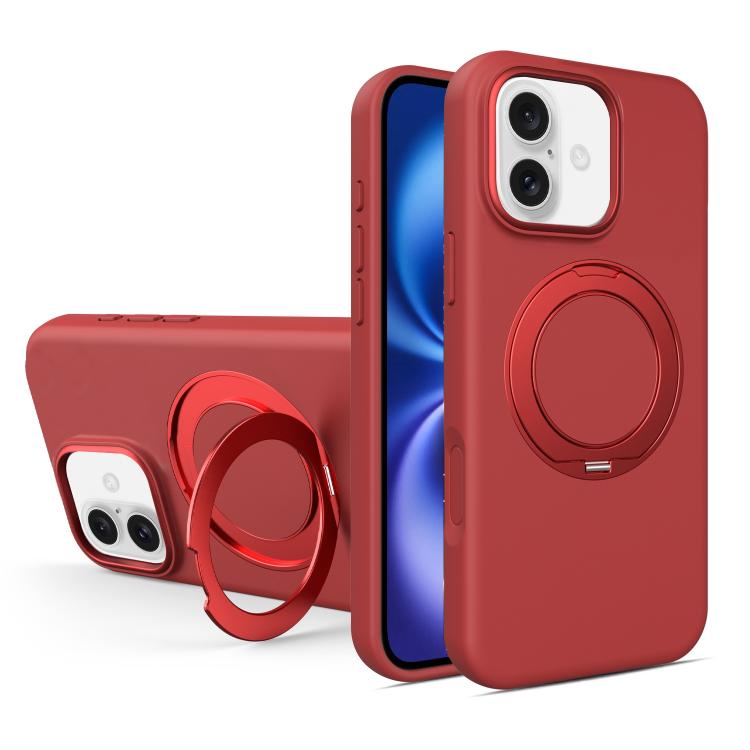 Custodia magnetica in silicone liquido per iPhone 16 Pro Max