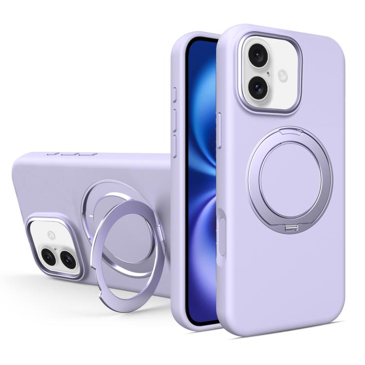 Custodia magnetica in silicone liquido per iPhone 16 Pro Max