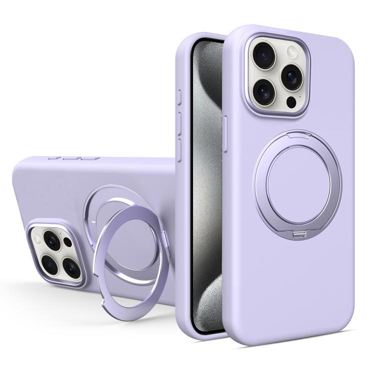 Custodia magnetica in silicone liquido per iPhone 15 Pro Max