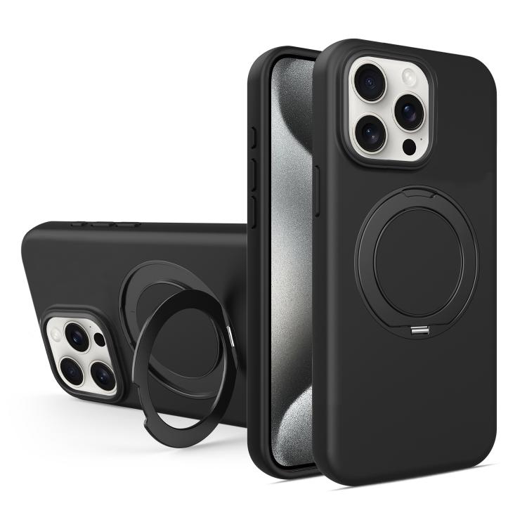 Custodia magnetica in silicone liquido per iPhone 15 Pro Max
