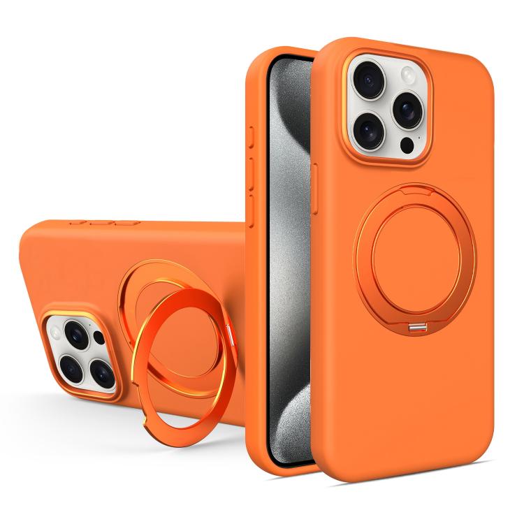 Custodia magnetica in silicone liquido per iPhone 15 Pro Max