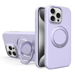 Custodia magnetica in silicone liquido per iPhone 15 Pro Max