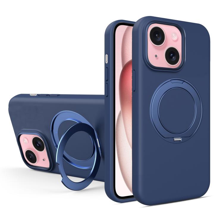 Custodia magnetica in silicone liquido per iPhone 15 Pro Max