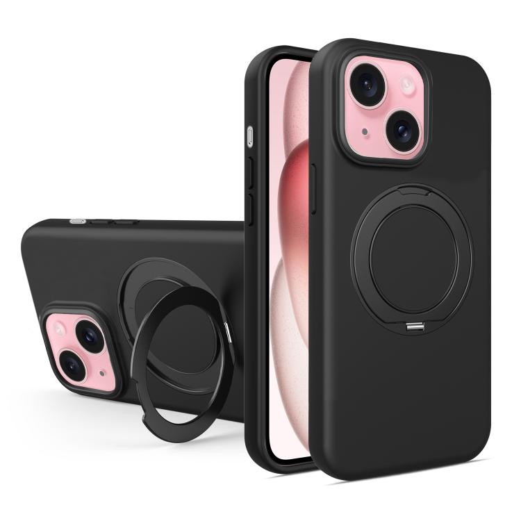 Custodia magnetica in silicone liquido per iPhone 15 Pro Max