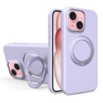 Custodia magnetica in silicone liquido per iPhone 15 Pro Max