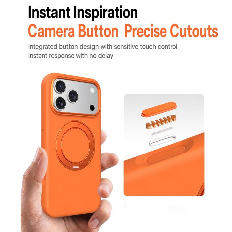 Custodia magnetica in silicone liquido per iPhone 16 Pro Max