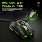 Mouse da gioco USB cablato SHIPADOO G7 7D 8800DPI colorato