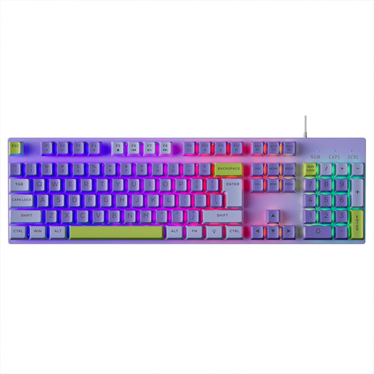 SHIPADOO GK80 Tastiera cablata USB 104 tasti meccanica