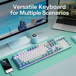 SHIPADOO GK80 Tastiera cablata USB 104 tasti meccanica