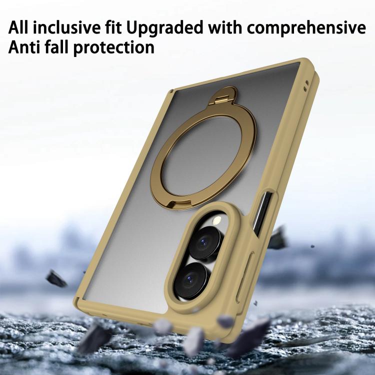 Custodia per telefono con anello magnetico girevole a 360° per Galaxy Z Fold8