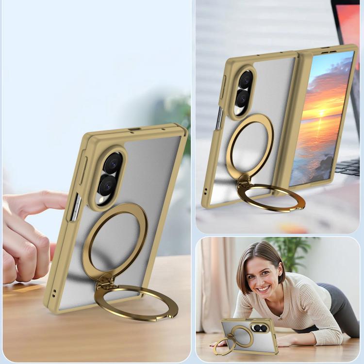 Custodia per telefono con anello magnetico girevole a 360° per Galaxy Z Fold8