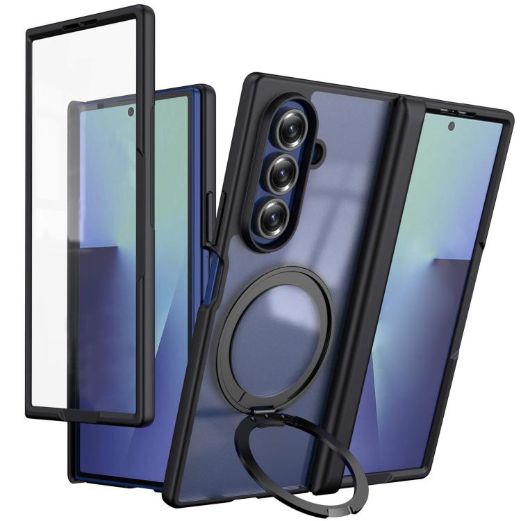 Custodia per telefono con anello magnetico girevole a 360° per Galaxy Z Fold8