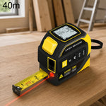 Telemetro laser a infrarossi ad alta precisione 4 in 1 con linea incrociata e Bluetooth., 40m, 60m, 80m, 100m