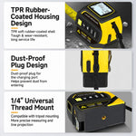 Telemetro laser a infrarossi ad alta precisione 4 in 1 con linea incrociata e Bluetooth., 40m, 60m, 80m, 100m