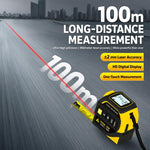 Telemetro laser a infrarossi ad alta precisione 4 in 1 con linea incrociata e Bluetooth., 40m, 60m, 80m, 100m