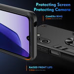 Custodia antiurto con supporto integrato per Galaxy A27 5G