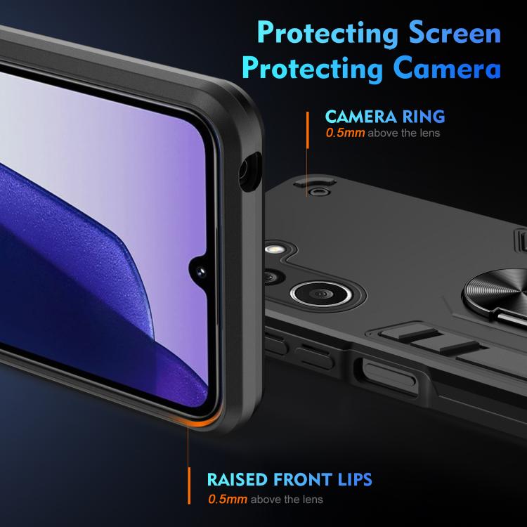 Custodia antiurto con supporto integrato per Galaxy A27 5G