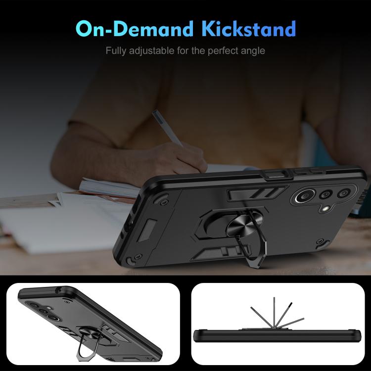 Custodia antiurto con supporto integrato per Galaxy A27 5G