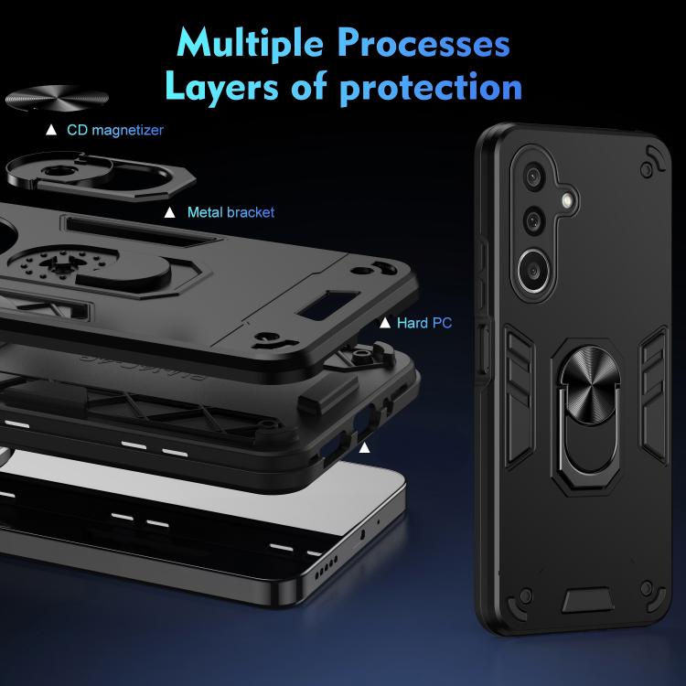 Custodia antiurto con supporto integrato per Galaxy A27 5G