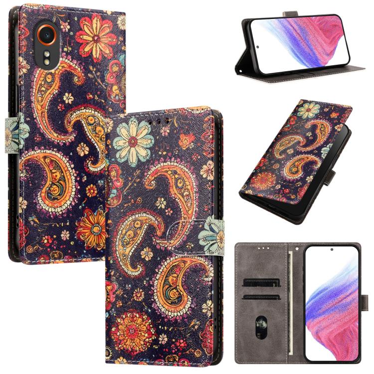 Custodia in pelle vegana con fibbia per Galaxy XCover7 Pro e Galaxy XCover7