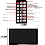 Schermo pubblicitario flessibile a matrice LED ultrasottile e impermeabile a doppia fila, USB 32x64 Pixels, USB 32x96 Pixels, USB 32x128 Pixels, USB 32x160 Pixels, USB 32x192 Pixels