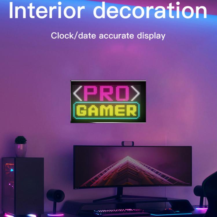Schermo pubblicitario flessibile a matrice LED ultrasottile e impermeabile a doppia fila, USB 32x64 Pixels, USB 32x96 Pixels, USB 32x128 Pixels, USB 32x160 Pixels, USB 32x192 Pixels