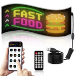 Schermo pubblicitario flessibile a matrice LED ultrasottile e impermeabile a doppia fila, USB 32x64 Pixels, USB 32x96 Pixels, USB 32x128 Pixels, USB 32x160 Pixels, USB 32x192 Pixels