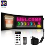 Schermo pubblicitario flessibile a matrice LED ultrasottile e impermeabile a doppia fila, USB 32x64 Pixels, USB 32x96 Pixels, USB 32x128 Pixels, USB 32x160 Pixels, USB 32x192 Pixels