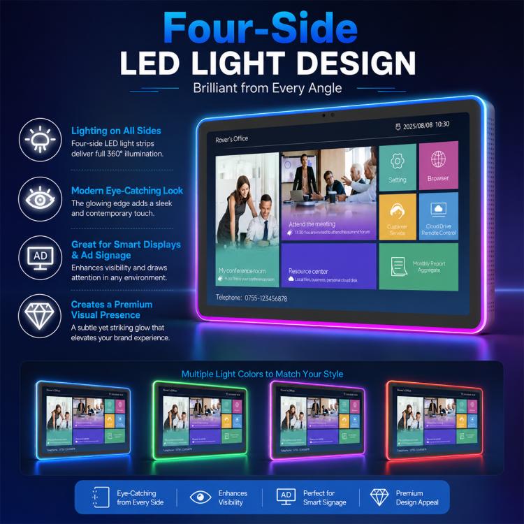 Schermo touch screen HD 10,95" Android 14 RK3576S Quad Core