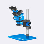 Microscopio stereoscopico trinoculare HD SUNSHINE M9T-B11 con zoom continuo 6X-45X., SUNSHINE M9T-B11