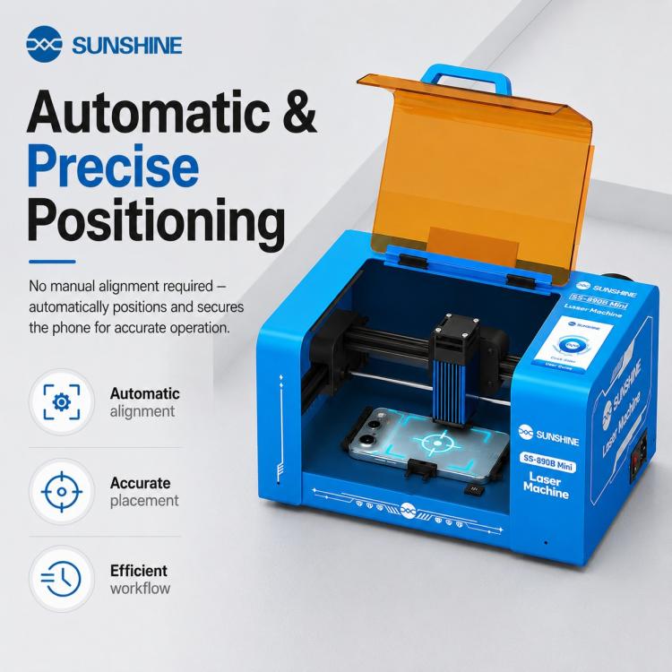 Macchina per la rimozione di schermi con laser SUNSHINE SS-890B Mini, AU Plug, EU Plug, UK Plug, US Plug