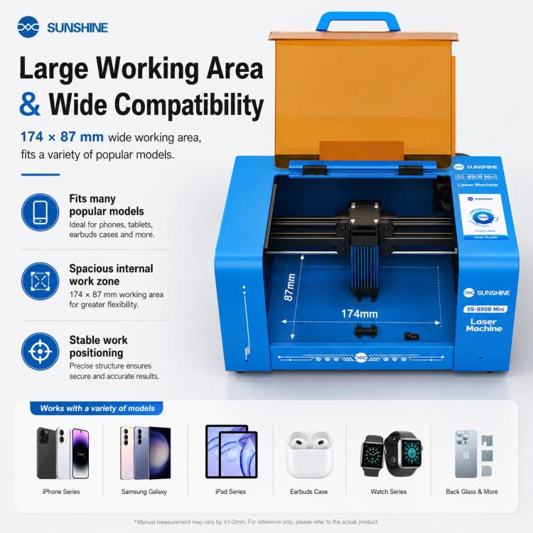 Macchina per la rimozione di schermi con laser SUNSHINE SS-890B Mini, AU Plug, EU Plug, UK Plug, US Plug
